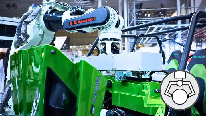 Symbol für die Handhabung der Kawasaki Robot-Anwendung