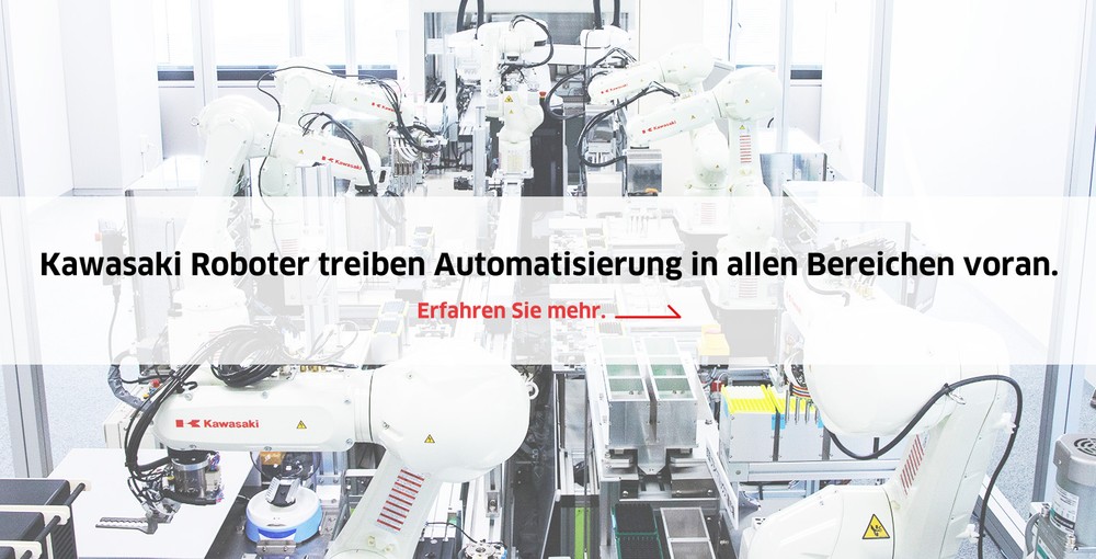 Kawasaki Roboter treiben Automatisierung in allen Bereichen voran. Erfahren Sie mehr.