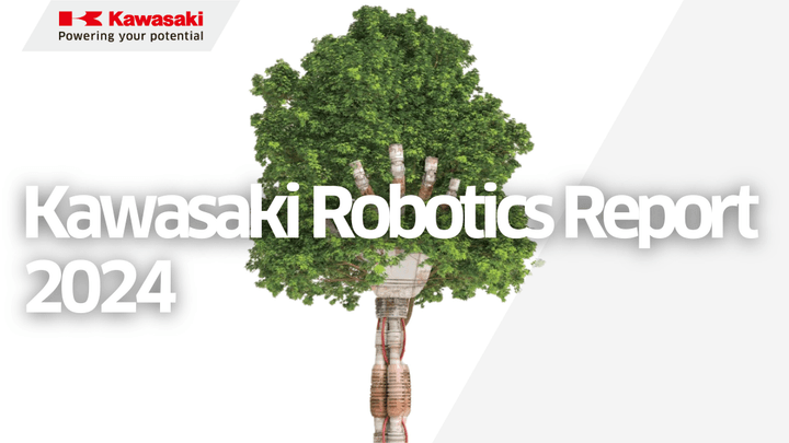 「Kawasaki Robotics Report 2024」アイキャッチ
