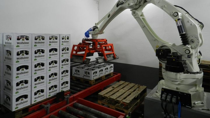 Paletização Robótica em uma Cervejaria Alemã