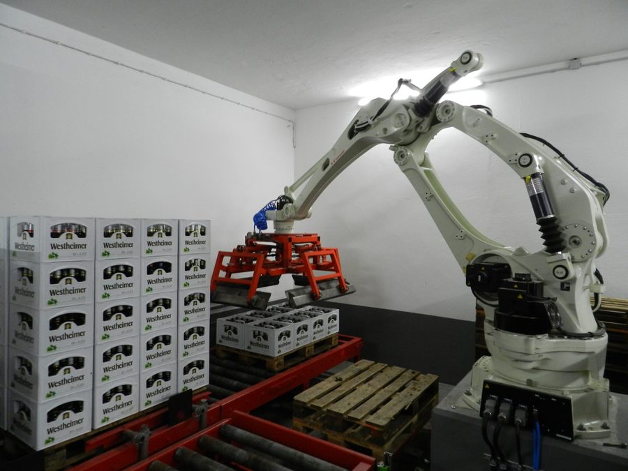 Paletização Robótica em uma Cervejaria Alemã