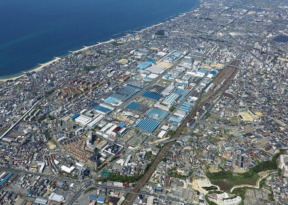 Kawasaki Heavy Industries Factory Aerial Photo